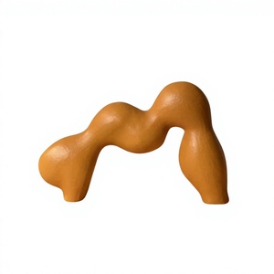30 cm X 7.01 cm X 16.99 cm Abstract Sculpture Irregular Shape Artistic Tabletop Home Office Modern Design Single Piece Molded - Product Image 1