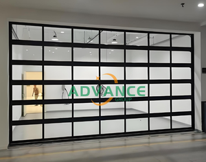 Porte <span class=keywords><strong>de</strong></span> <span class=keywords><strong>garage</strong></span> en verre aluminium moderne <span class=keywords><strong>de</strong></span> haute qualité avec système <span class=keywords><strong>de</strong></span> levage intelligent, cadre anti-corrosion et design é<span class=keywords><strong>l</strong></span>égant - Product Image 6