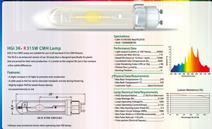 Прямая поставка с завода, оптовая продажа, лучшая и низкая цена, керамический Металл 315 Вт, галогенная лампа CMH <span class=keywords><strong>CDM</strong></span> - Product Image 3