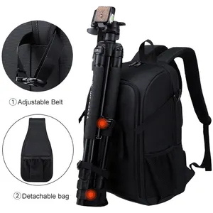 JINNUOLANG Многофункциональный рюкзак для камеры Canon DSLR сумка на плечо для путешествий фотография Mochila с дождевиком Размер L/M/S