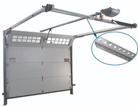 Angle en acier perforé galvanisé, barre d'angle en acier à fentes, utilisé pour les portes de garage