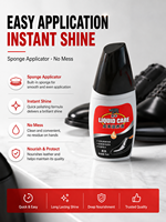 Líquido Nutritivo para Cuero Black Bull de 75ml, Pulimento para Zapatos Hei Niu de Fácil Limpieza, Venta Directa de Fábrica al Por Mayor