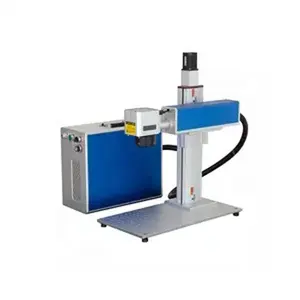 50W Split desktop fiber laser marking machine metal stainless steel nameplate crafts cell phone case engraving machine