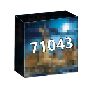 Blocs <span class=keywords><strong>de</strong></span> construction du château <span class=keywords><strong>de</strong></span> <span class=keywords><strong>Poudlard</strong></span> 71043, modè<span class=keywords><strong>le</strong></span> à assembler pour adultes, ensemble <span class=keywords><strong>de</strong></span> blocs géants - Product Image 1