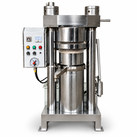 Nouvelle presse hydraulique à huile chaude et froide en acier inoxydable, machine de pressage d'huile hydraulique pour huile de palme, de noix de coco et d'arachide