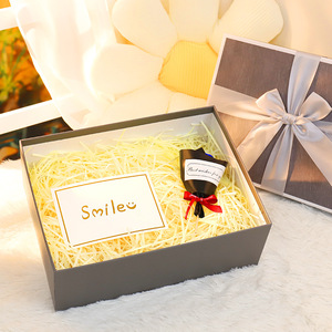 Giấy màu nâu cam <span class=keywords><strong>mini</strong></span> kraft hình trái tim Ngày Valentine hai cửa mở hộp quà tặng từ tính cho hiện tại với chèn - Product Image 6