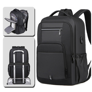 Large Carry on Business Laptop <span class=keywords><strong>Bag</strong></span>, Mochila para viagens de negócios, Mochila com carregador para negócios e escola universitária - Product Image 2