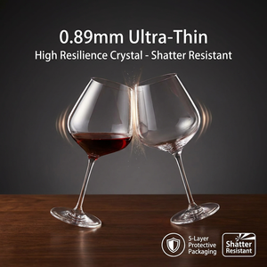 <span class=keywords><strong>Verre</strong></span> à Dégustation de Vin en Cristal Cœur Ultra-Fin <span class=keywords><strong>Rouge</strong></span> Bordeaux, Design Moderne, <span class=keywords><strong>Verre</strong></span> Ballon de Vin <span class=keywords><strong>Rouge</strong></span> Premium pour Arômes - Product Image 4