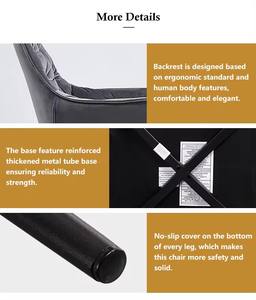 Velours doux nordique épais <span class=keywords><strong>Vienne</strong></span> Italie fauteuil de luxe maquillage moderne ongles Designer maison Restaurant salon salle à manger chaise - Product Image 4