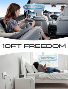 LISEN USB C a USB C Ultra Flexible 100W Cable 10FT Tipo-C Cable de alimentación para iPhone 17 16E 16 15 14 Pro/MacBook/iPad/<span class=keywords><strong>Samsung</strong></span> S25 - Product Image 3