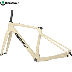 碳砾石自行车车架最大轮胎700Cx47C公路自行车车架组盘式制动砾石自行车车架组 - Product Image 1
