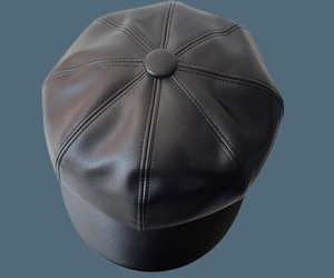 <span class=keywords><strong>Boina</strong></span> Negra para <span class=keywords><strong>Mujer</strong></span> con Diseño Británico, Retro y Versátil, Estilo Coreano de Moda en Internet, Sombrero para Primavera y Otoño - Product Image 4