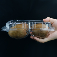 Boîte d'emballage pour kiwi en plastique transparent PET à 4, 6 ou 8 trous, emballage en blister pour kiwi, conteneur en plastique transparent pour fruits frais