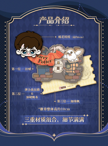 Caja de 10 Unidades al por Mayor XTOPiA Harry Potter: Serie Insignia de Magos, Caja Sorpresa de Peluches y Tarjetas Coleccionables, Caja Misteriosa - Product Image 3