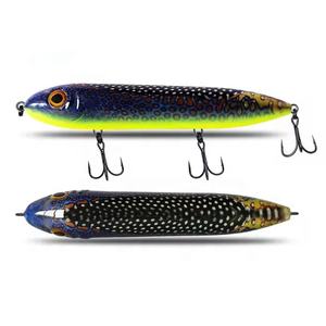 75mm 10g/127mm 24.5g Super Spook Marche Appât Topwater Catfish Pêche Leurre <span class=keywords><strong>Fil</strong></span> À Travers L'eau Douce ABS Appât Artificiel HCPE05 - Product Image 2