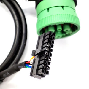 J1939类型2 9针插头90度至43025-2000 20针ELD电缆全球定位系统跟踪器电缆重型卡车电缆 - Product Image 4