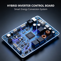 Placa de Control del Inversor Híbrido, PCB PCBA, Placa Principal del Controlador para Sistema de Almacenamiento de Energía con Inversor Híbrido Solar Fuera de la Red