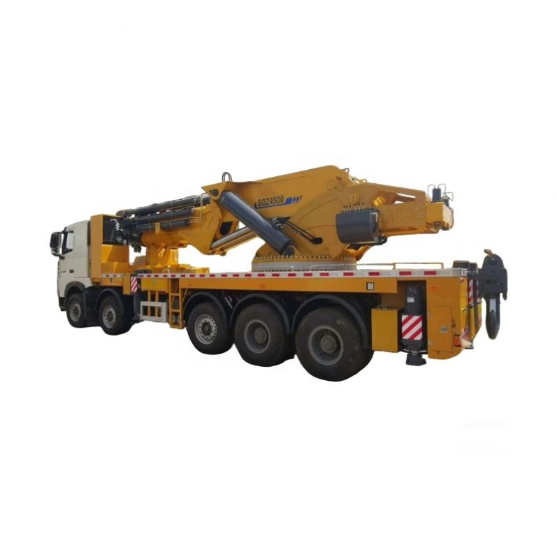 100 Ton Telescopic Boom Hydraulic Truck Mounted Crane Manipulator With Outriggers