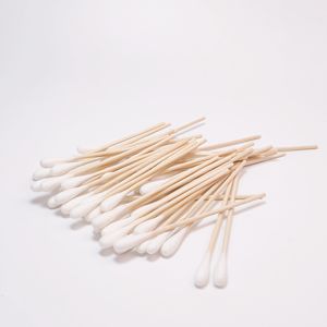 Vente en gros de <span class=keywords><strong>coton</strong></span> <span class=keywords><strong>tige</strong></span> de 10cm de long bâton de bois écouvillon écologique médical Q conseils écouvillon de nettoyage <span class=keywords><strong>coton</strong></span>-<span class=keywords><strong>tige</strong></span> de nettoyage - Product Image 1