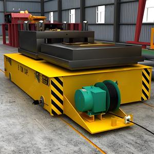 Carro de Transferencia sin Rieles Profesional para Taller, con Batería de Litio, <span class=keywords><strong>AGV</strong></span>, Capacidad de 15 Toneladas, Navegación Magnética y Control Remoto - Product Image 2