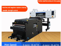 Imprimante DTF Tuhao 60 cm de largeur à 8 têtes Epson, production industrielle pour T-shirts/vêtements de sport, fonctionnement automatique, garantie 1 an