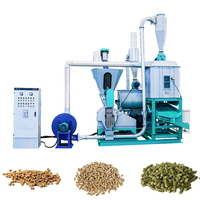Pièces en stock extrudeuse pour granulés d'animaux et poissons prête à expédier mélangeur d'aliments pour volailles broyeur
