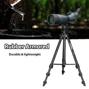 Mira Telescópica Táctica de Aluminio de 20-60x80 mm con Soporte para Trípode, Resistente al Agua IPX7, Lentes con Revestimiento Múltiple Completo, Perfil Alto, Ligera (480 g) - Product Image 3
