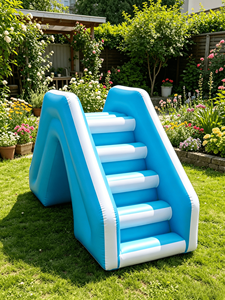 Échelle <span class=keywords><strong>gonflable</strong></span> Drop Stitch robuste pour <span class=keywords><strong>piscine</strong></span>, support de <span class=keywords><strong>toboggan</strong></span> aquatique extérieur pour jardin et <span class=keywords><strong>piscine</strong></span> <span class=keywords><strong>hors</strong></span> <span class=keywords><strong>sol</strong></span> - Product Image 6