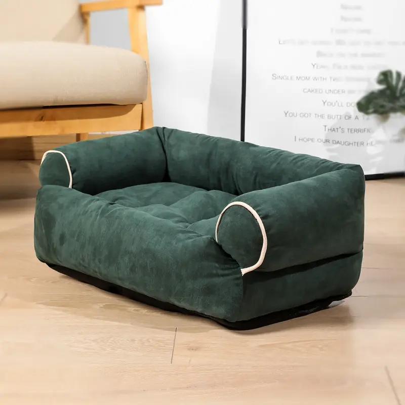 Groothandel Custom Comfortabele Huisdier Bed Sofa Grote Hond Bed