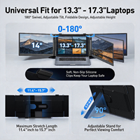 Kwumsy OEM/ODM 14" Triple Laptop Screen Extender 3.0lbs Lightweight 1080P FHD IPS Portable Monitor for Laptop USB-C Plug & Play