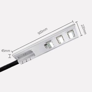 BLUESWIFT Venta caliente Ip65 impermeable al aire libre de aluminio de 40W <span class=keywords><strong>60W</strong></span> 100W Sensor de movimiento <span class=keywords><strong>Solar</strong></span> Led <span class=keywords><strong>farola</strong></span> - Product Image 3