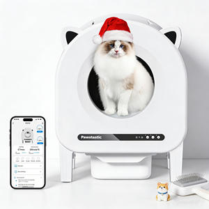 Caja de arena para gatos de fábrica, cerrada, fácil de limpiar, gran capacidad, control de olores, duradera para gatos - Product Image 1