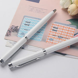 Bolígrafo Blanco Personalizado de Alta Calidad, Promocional, con Mecanismo de Giro, Punta de 1.0 mm, Material Metálico - Product Image 6