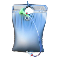 Sac de douche portable, sac d'eau de bain en PVC, randonnée camping