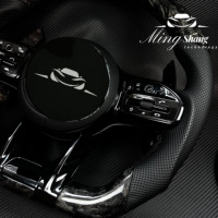 Volant AMG en fibre de carbone forgée, volant personnalisé haut de gamme pour Mercedes-Benz C63 G63 G500 G55 S63 GLE GLA W223 W213