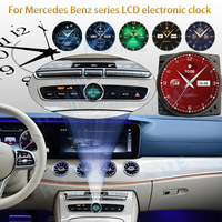 Horloge de Voiture Intelligente et Chronomètre pour Mercedes-Benz Classe C/E/G/CLS/S, Accessoires Auto, Amélioration de l'Intérieur, Affichage de l'Heure, Boussole