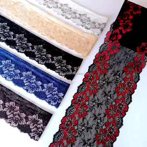 055877 Viền Ren Jacquard Đàn Hồi Hai Màu Rộng <span class=keywords><strong>18Cm</strong></span> - Product Image 1