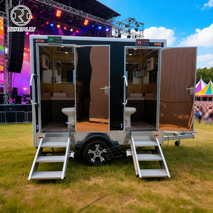 Baño Portátil Público para Adultos para Eventos de Campamento 2026, Remolque de Baño Móvil con Ducha - Product Image 1