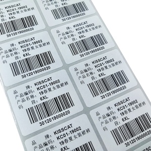 Giá Rẻ MOQ Thấp Tùy Chỉnh Giá Tag Bao Bì Nhãn UPC Vận Chuyển Nhãn In Mã Vạch Sticker QR Code Logo Label - Product Image 1