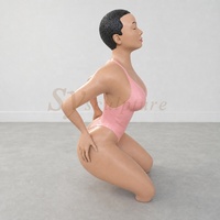 Statue de femme sexy grandeur nature en fibre de verre, sculpture personnalisable, personnage de piscine, décoration en résine, statue de femme en maillot de bain