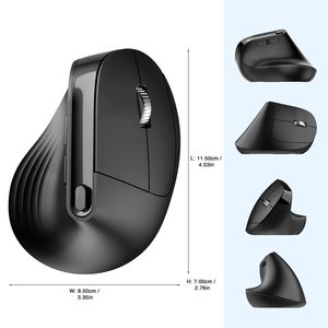 Prezzo di fabbrica ricaricabile verticale ergonomico 2.4Ghz senza fili Mouse 7-colore rgb luce per PC portatile Home Office - Product Image 1