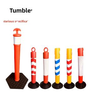 Poteau de signalisation routière réfléchissant anti-collision de 800 mm, barrière de sécurité détachable, modèle 001 - Product Image 1