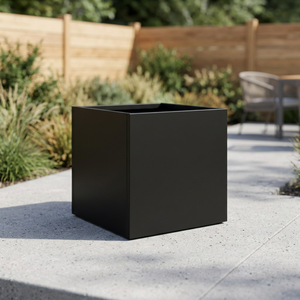 Premium Black <b>Plastic</b> Wall Hanging <b>Planters</b> | Custom Square Traditional Style | Eco-Friendly Durable Outdoor Garden Home Decor - Product Image 3