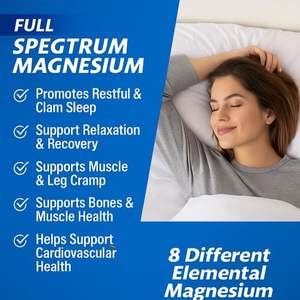 Integratore OEM 12 in 1 Complesso di Magnesio in Capsule 1000mg Magnesio Glicinato, Citrato Malato Taurato Chelato per Supporto Energetico - Product Image 4