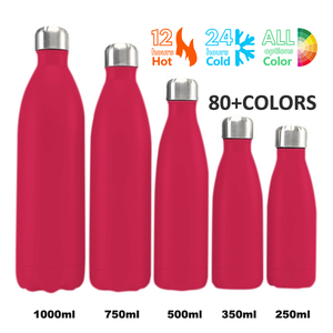 Botella de agua caliente transparente personalizada, bolsa de botella de agua de 1 litro con correa, botella de agua barata - Product Image 5