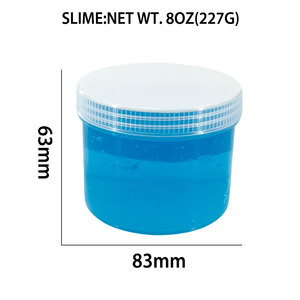 Pot de <span class=keywords><strong>slime</strong></span> amusant certifié ASTM F963, 8 oz. <span class=keywords><strong>Slime</strong></span> cristallin pour cadeaux de fête, remplissage de sacs cadeaux, cadeau de Noël - Product Image 3