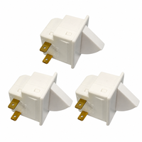 Micro-interrupteur de précision 250V 6A pour systèmes d'éclairage de porte de réfrigérateur, adapté au bricolage et aux réparations professionnelles
