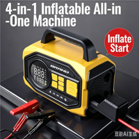800A Peak 10000mAh Portable Car Jump Starter with Digital 150PSI Air Compressor Tire Inflator