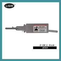 Alat Pembuka Kunci Otomatis LISHI HU46 2-in-1 untuk Kendaraan Opel/Buick, Baja Anti Karat, Profesional untuk Ahli Kunci