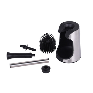 Design moderno Matel Wc In Acciaio Inox Ciotola di Pulizia Igienica Pennello In <span class=keywords><strong>Silicone</strong></span> E Holder Set con il supporto - Product Image 2